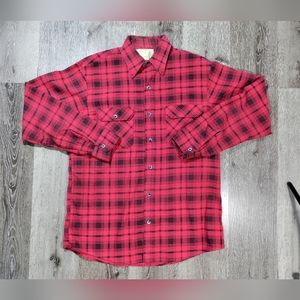 Vintage Field Master Mens Flannel Shirt Large